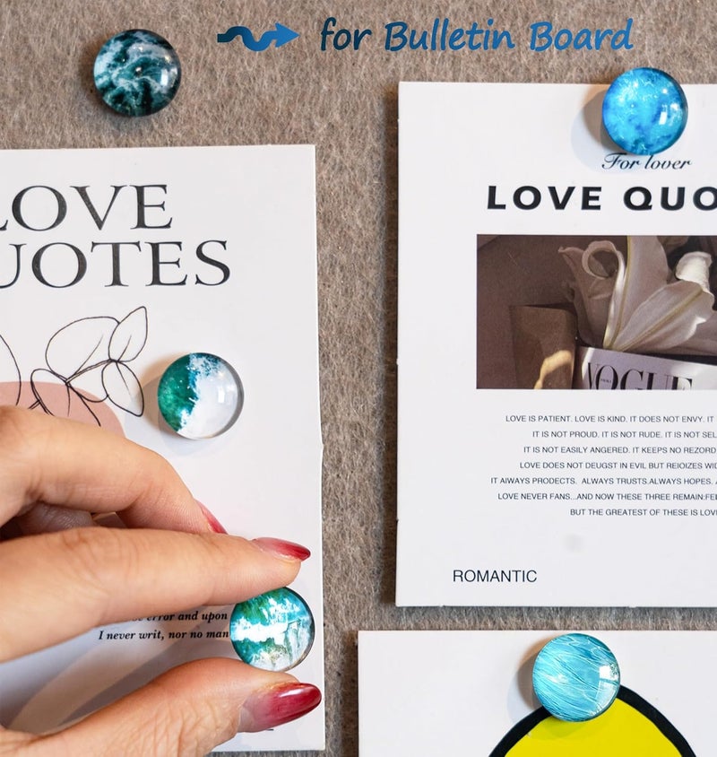 Tandarui Ocean Decorative Push Pins, Thumb Tacks for Bulletin Board, Bulletin Board Decorations,Photos Wall Maps,Cute Thumbtack for Desk Accessories,Classroom Decor, Office Decor and Home(Ocean-24) - Image 4
